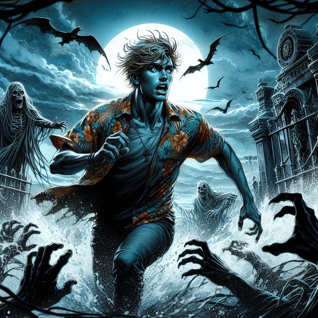 Surfer Dude and the Sea Hags