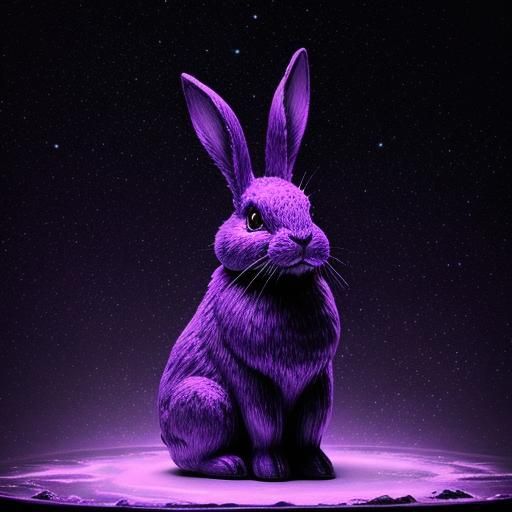 Purple bunny