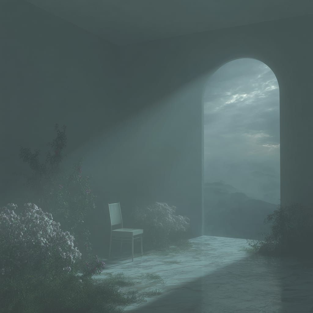 a doorway drawn in everything thin