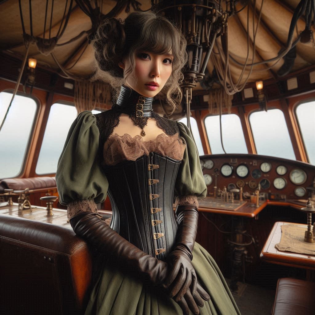 Japanese steampunk lady (2)