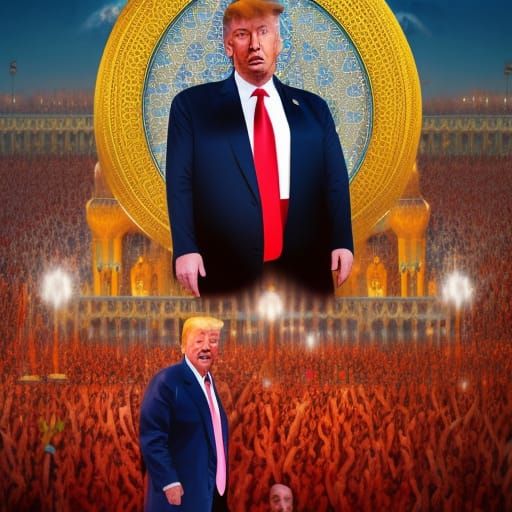 donald trump in mecca