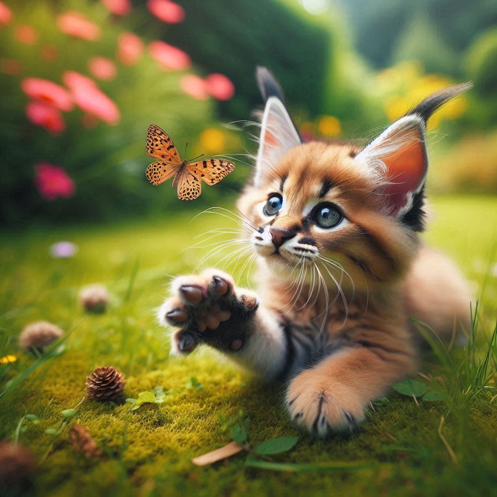 Caracal kitten