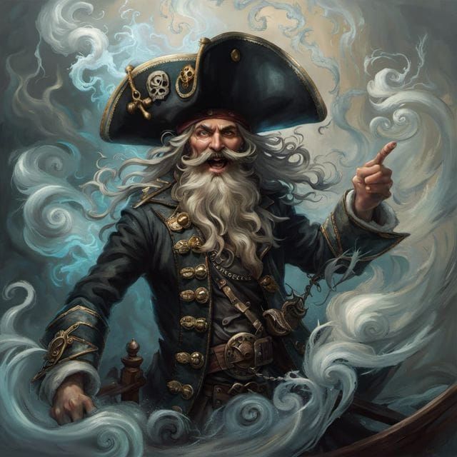 Pirate Captain - AI Generated Artwork - NightCafe Creator