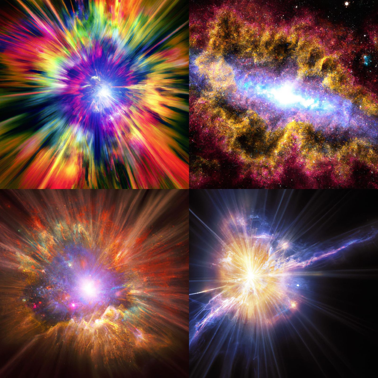 exploding universe - AI Generated Artwork - NightCafe Creator