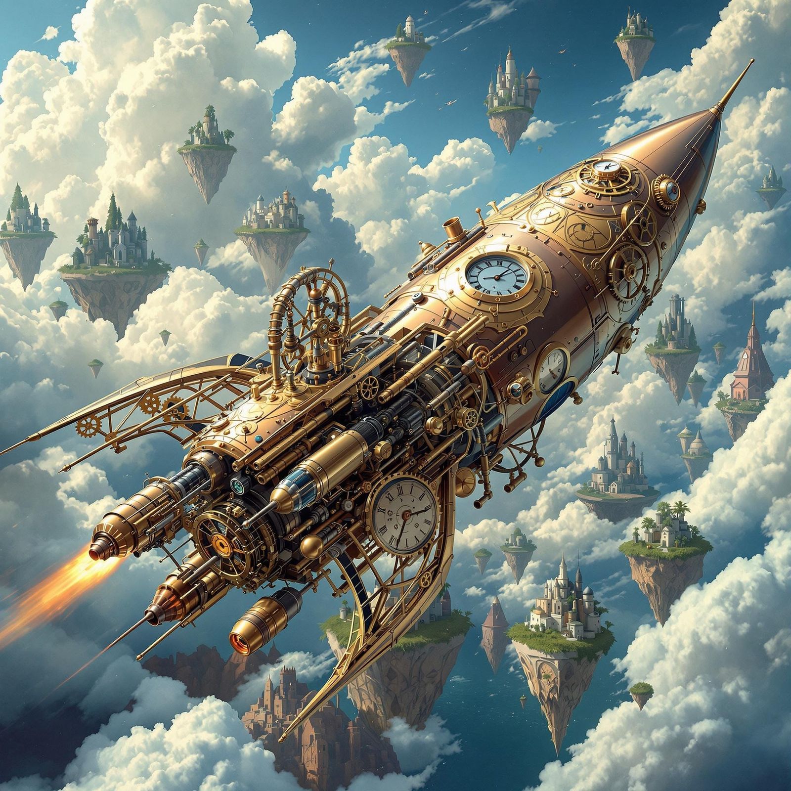 Clockwork Skyward  by @ChronoScribe