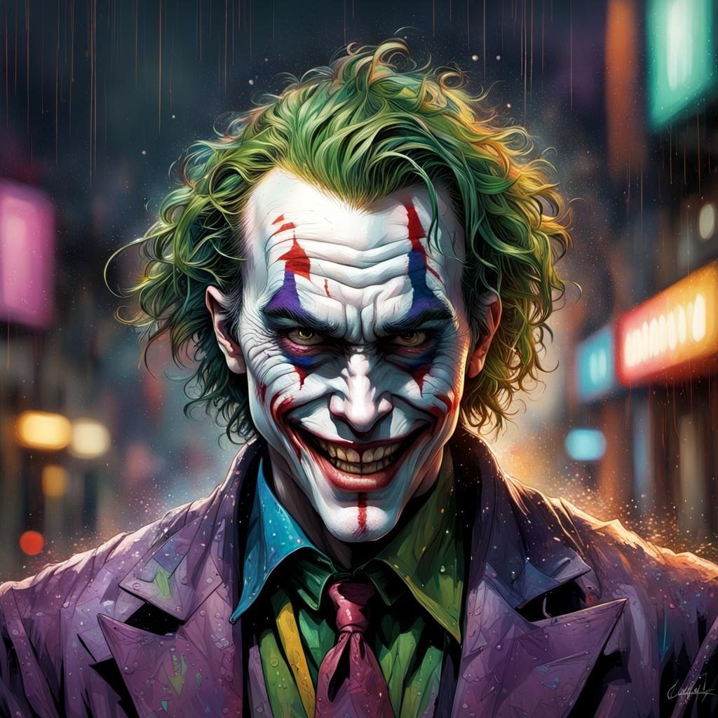 The Joker - AI Generated Artwork - NightCafe Creator