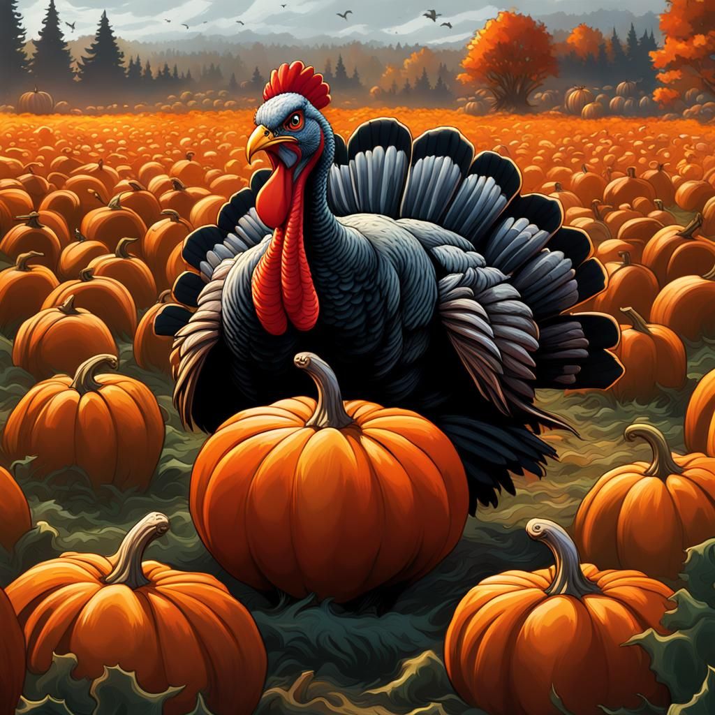So pumpkins, for pie...Oh wait!