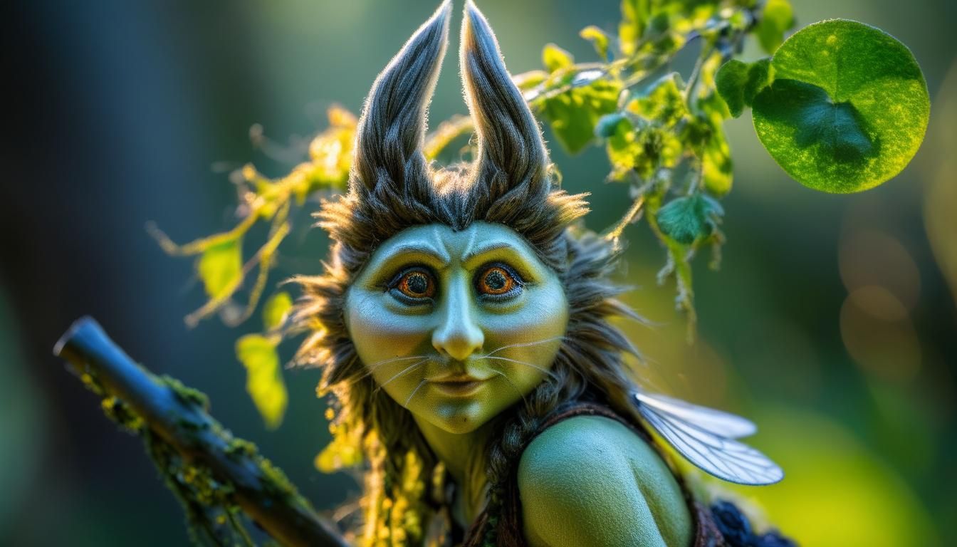 The púca, shape-shifting, mischievous fairy in Irish folklore and ...