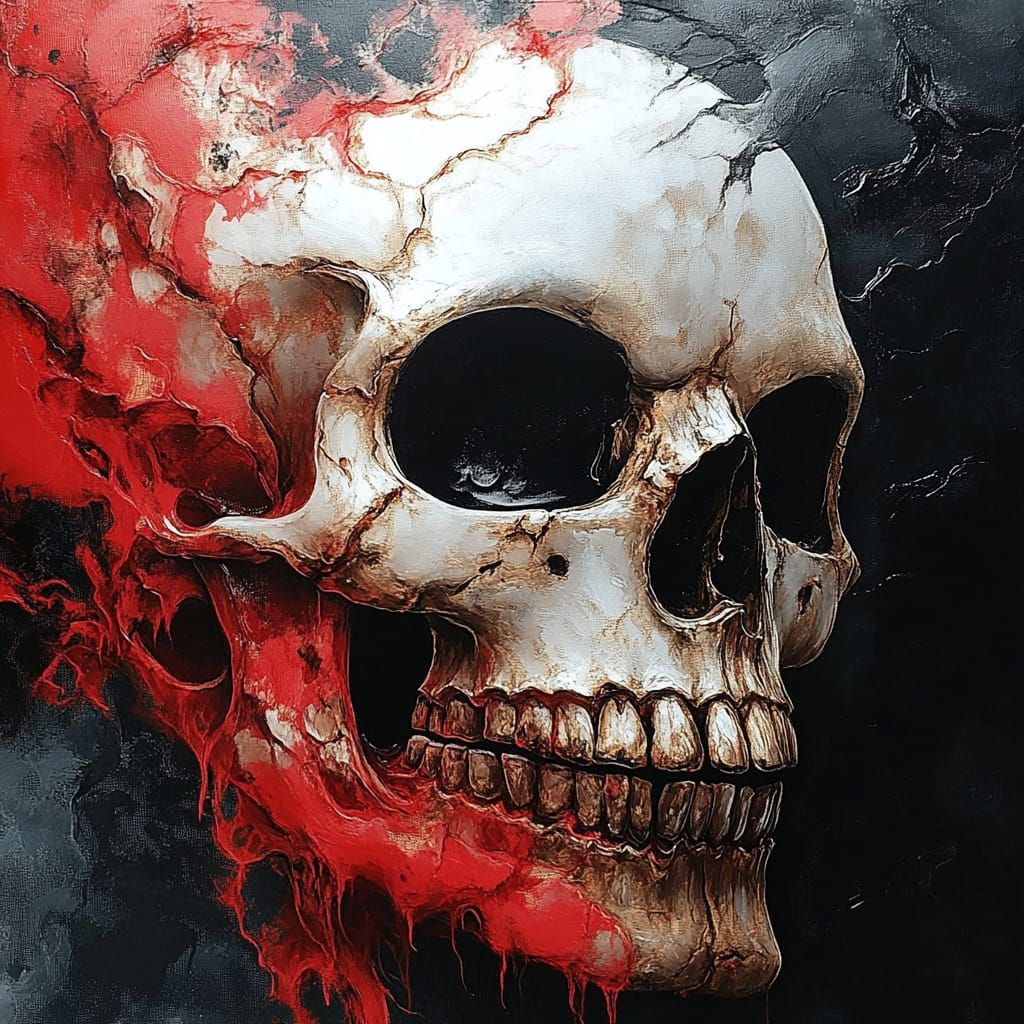 Bloody skull