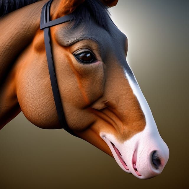 Horse with Dog Mouth