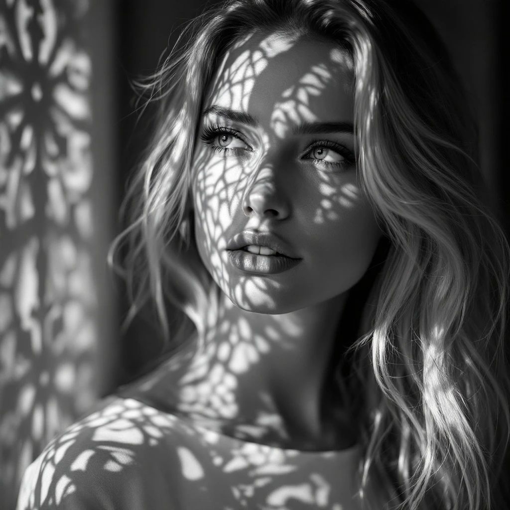 A woman in light and shadow  by @MyWayNator