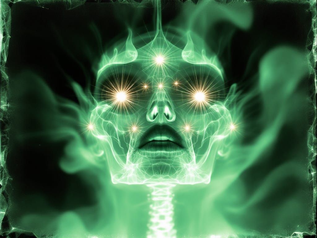 Glassplate -ve Living X-Ray