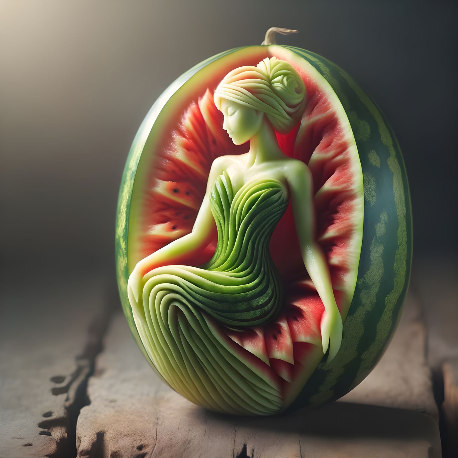 Mermelon  by @TickBushTom