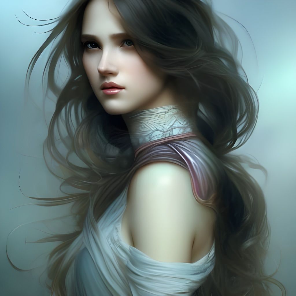 Long Hair - AI Generated Artwork - NightCafe Creator