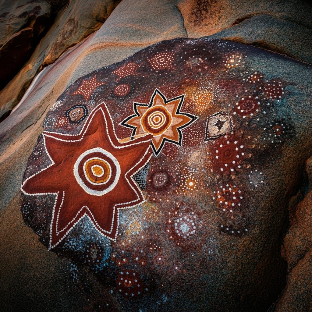 Cosmic Rock Painting