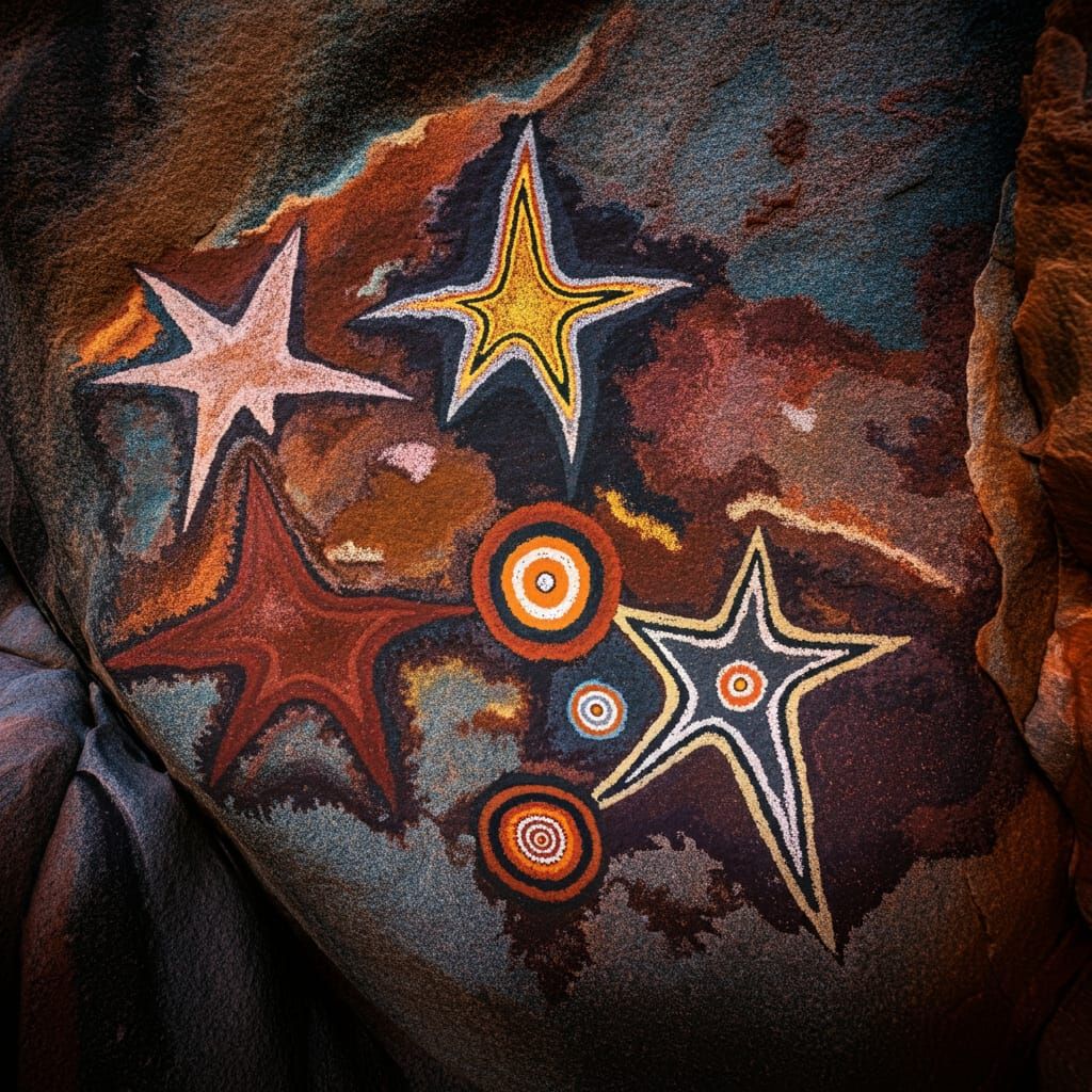 Cosmic Rock Painting