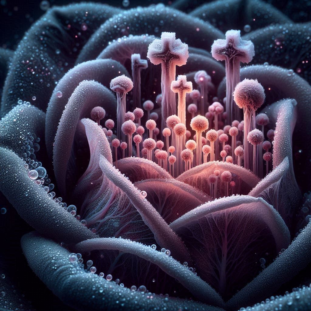 Macro of External Bloom of Graverose 🥀☠️