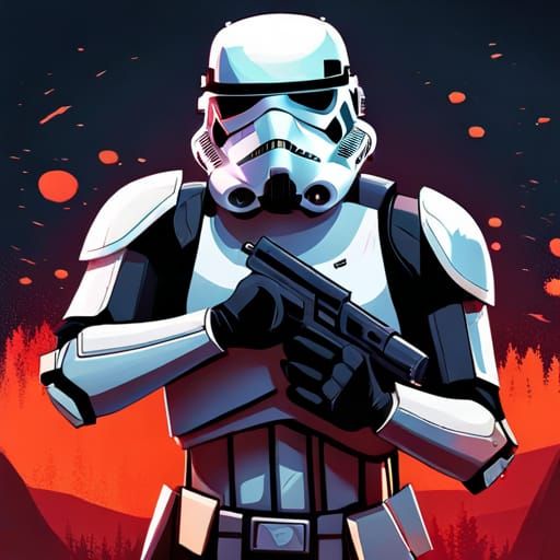 Storm trooper - AI Generated Artwork - NightCafe Creator