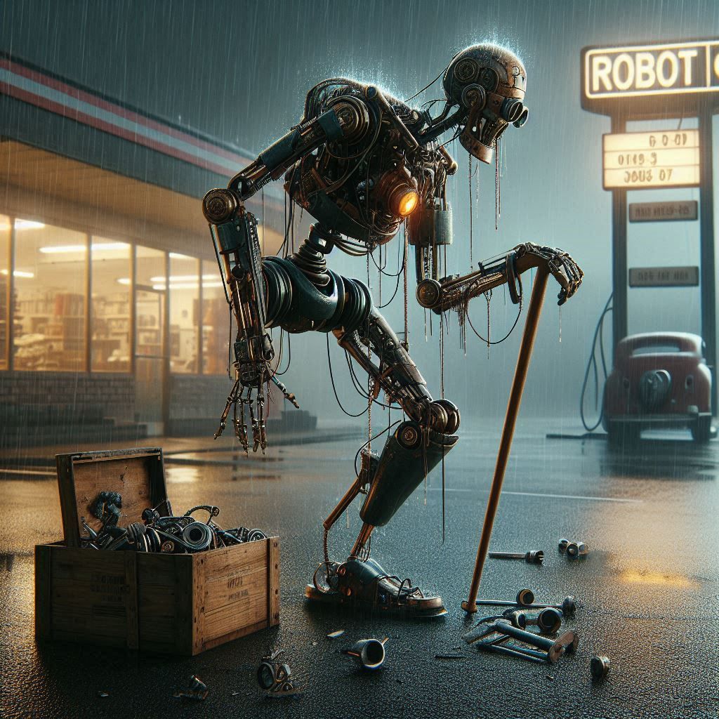 When robot oil costs an arm and a leg