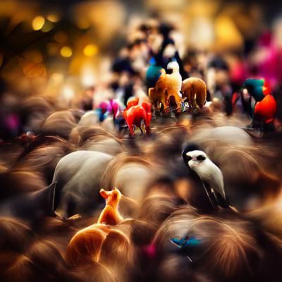 "Crowd of animals" artwork beautiful photograph DSLR Flickr
