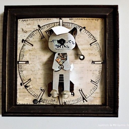 Cat clock