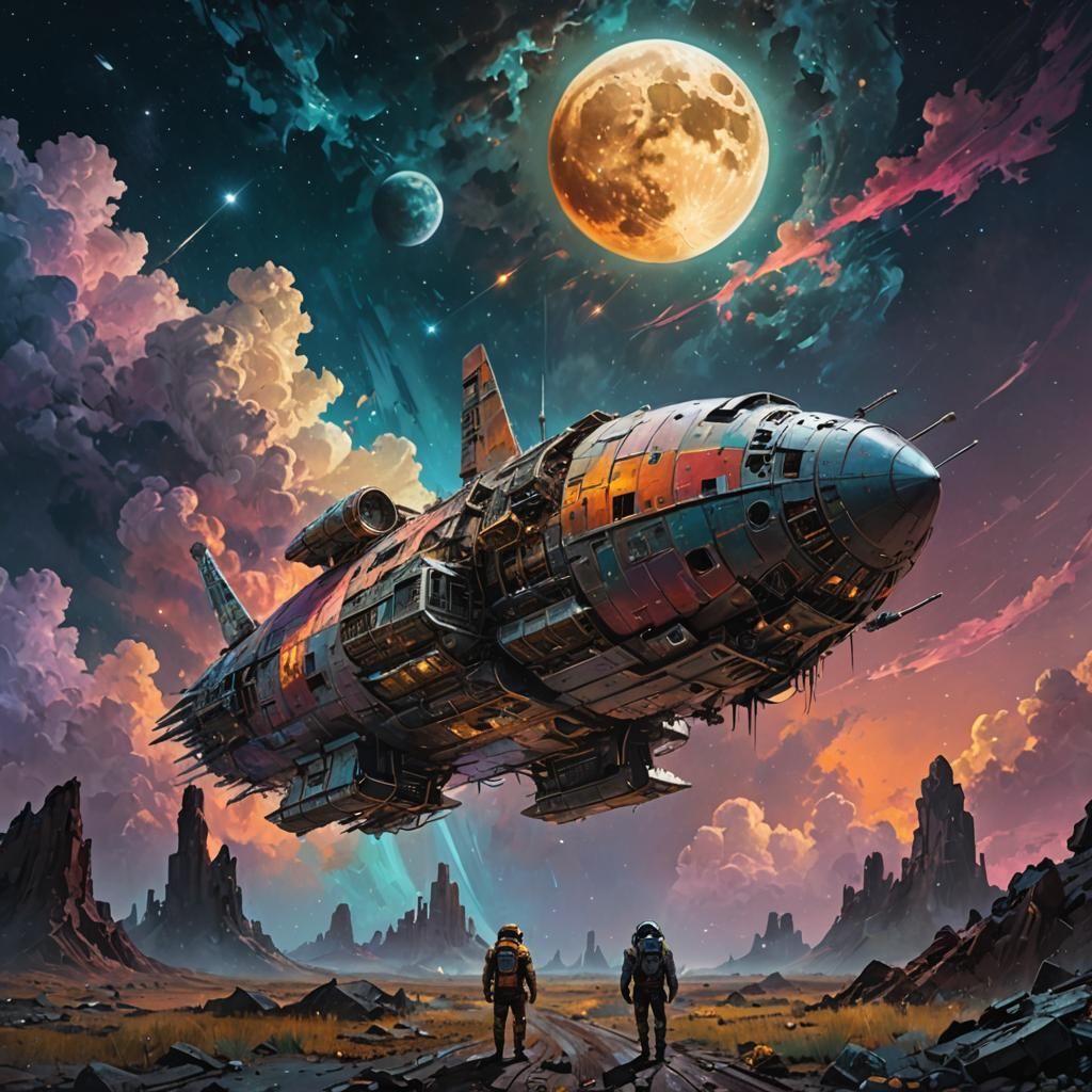 Space Zeppelin  by @Sardine