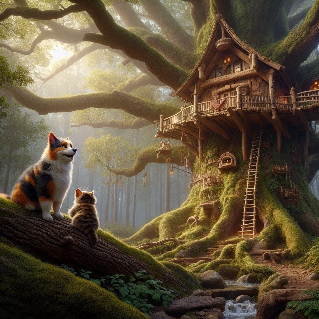 Callie and Cooper’s Treehouse Adventure 5