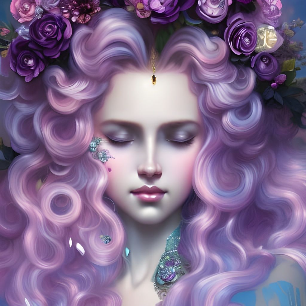 Pastel Queen - AI Generated Artwork - NightCafe Creator