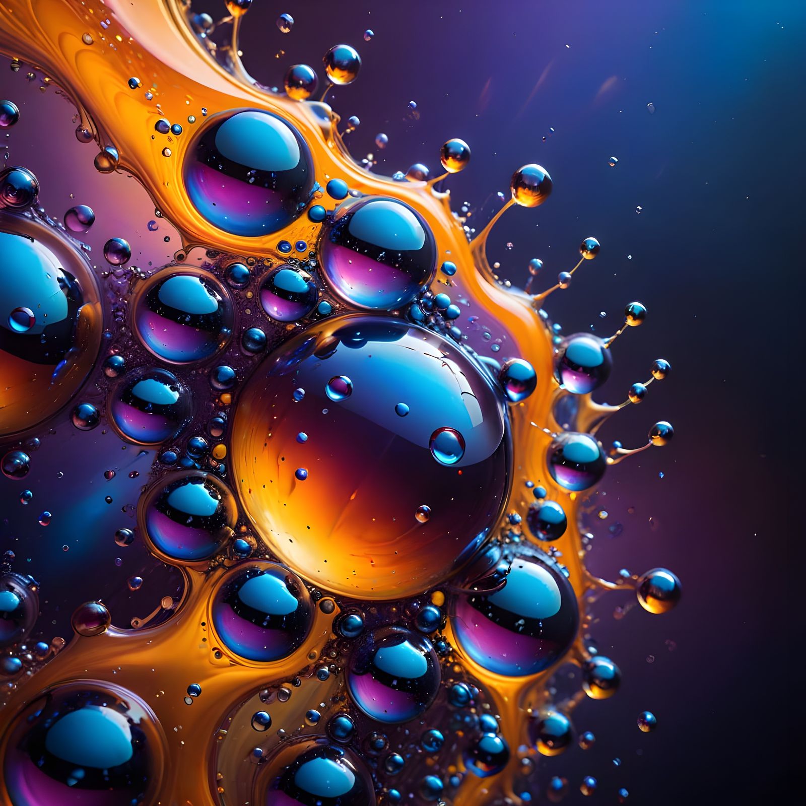 Oil & Water Do Not Mix  by @Klaorman