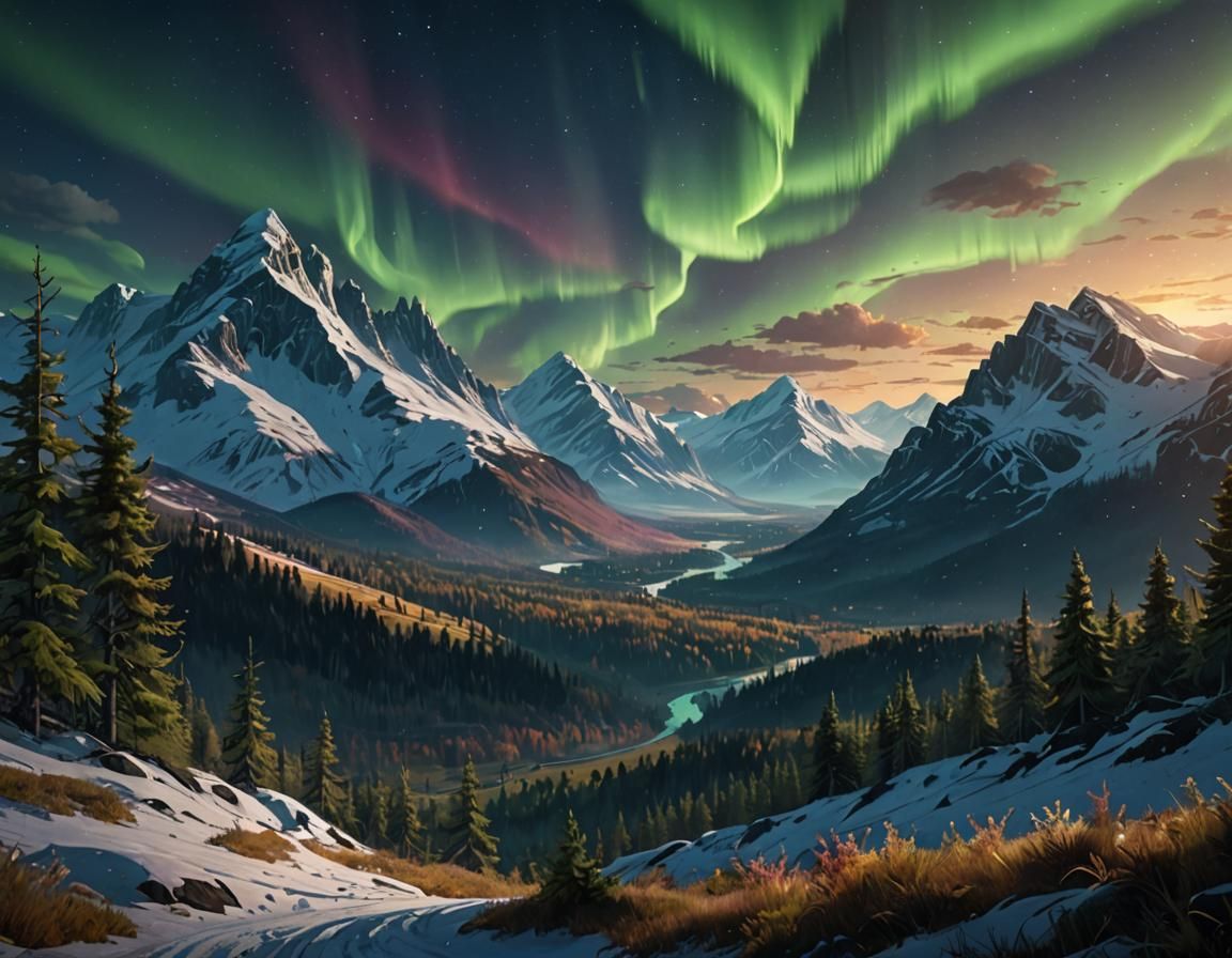 Aurora Borealis  by @Crashenti01