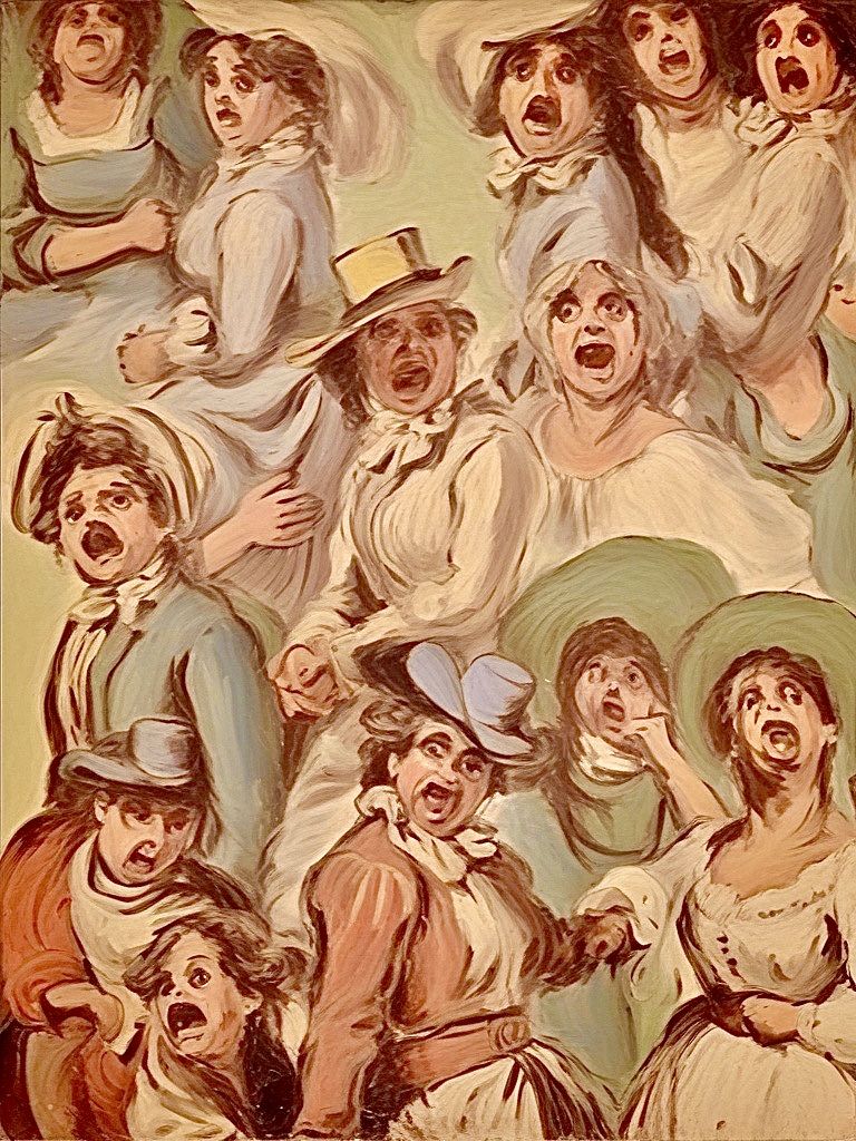 Women acting up for the right to vote