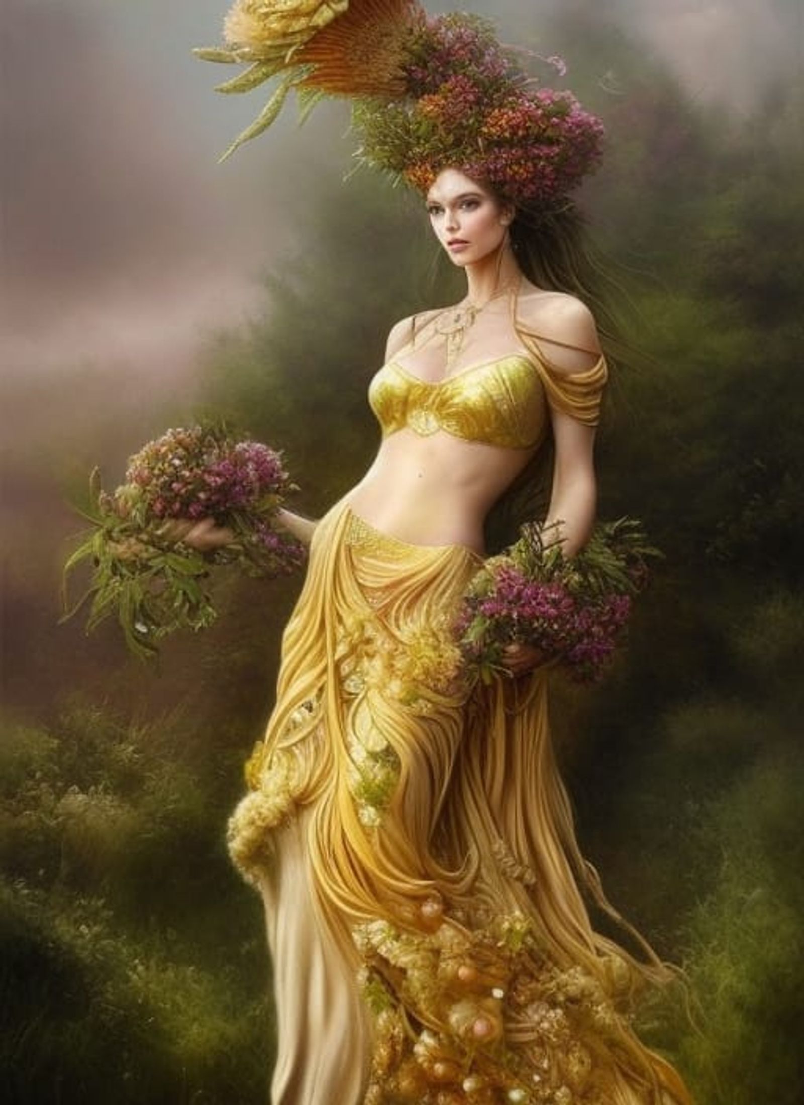 greek goddess demeter costume