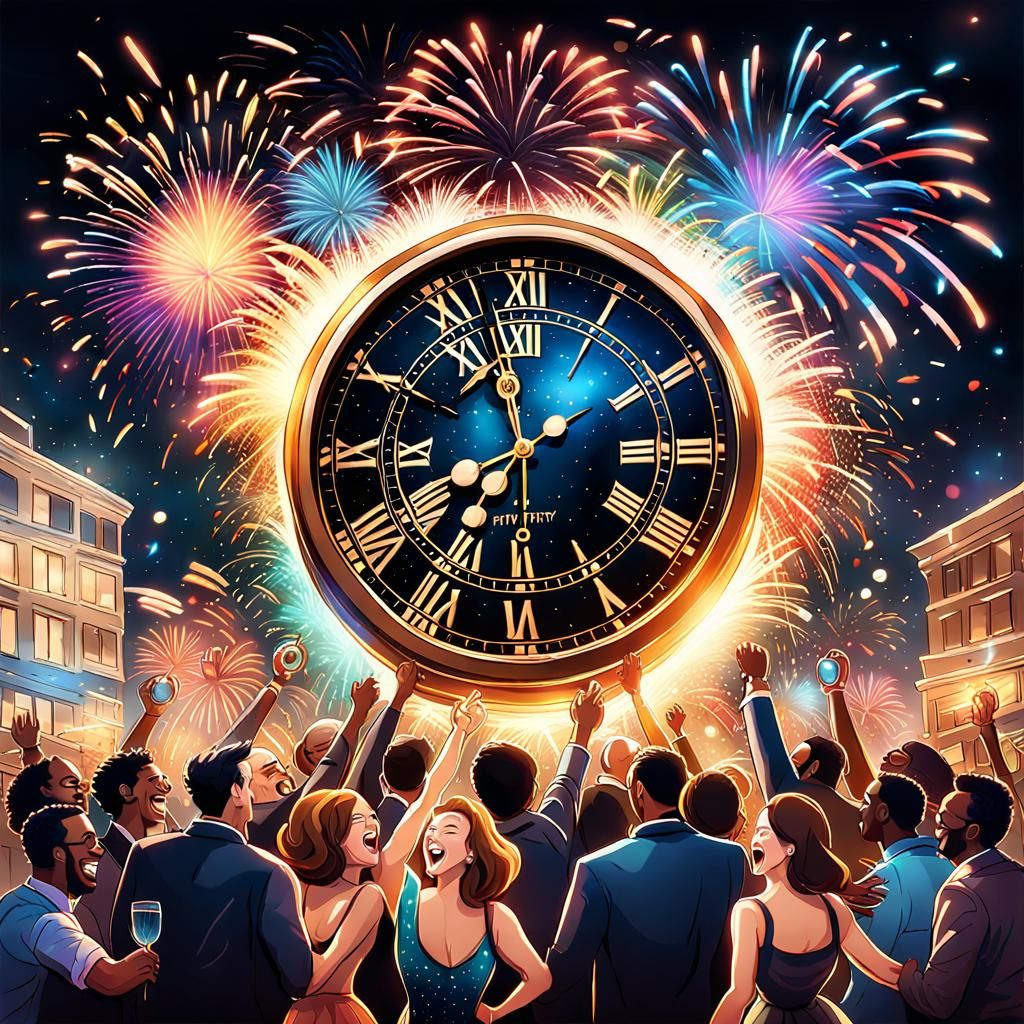 Happy New Year 🎆   by @Tamminga Designs