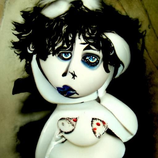 Tim Burton's porcelain doll