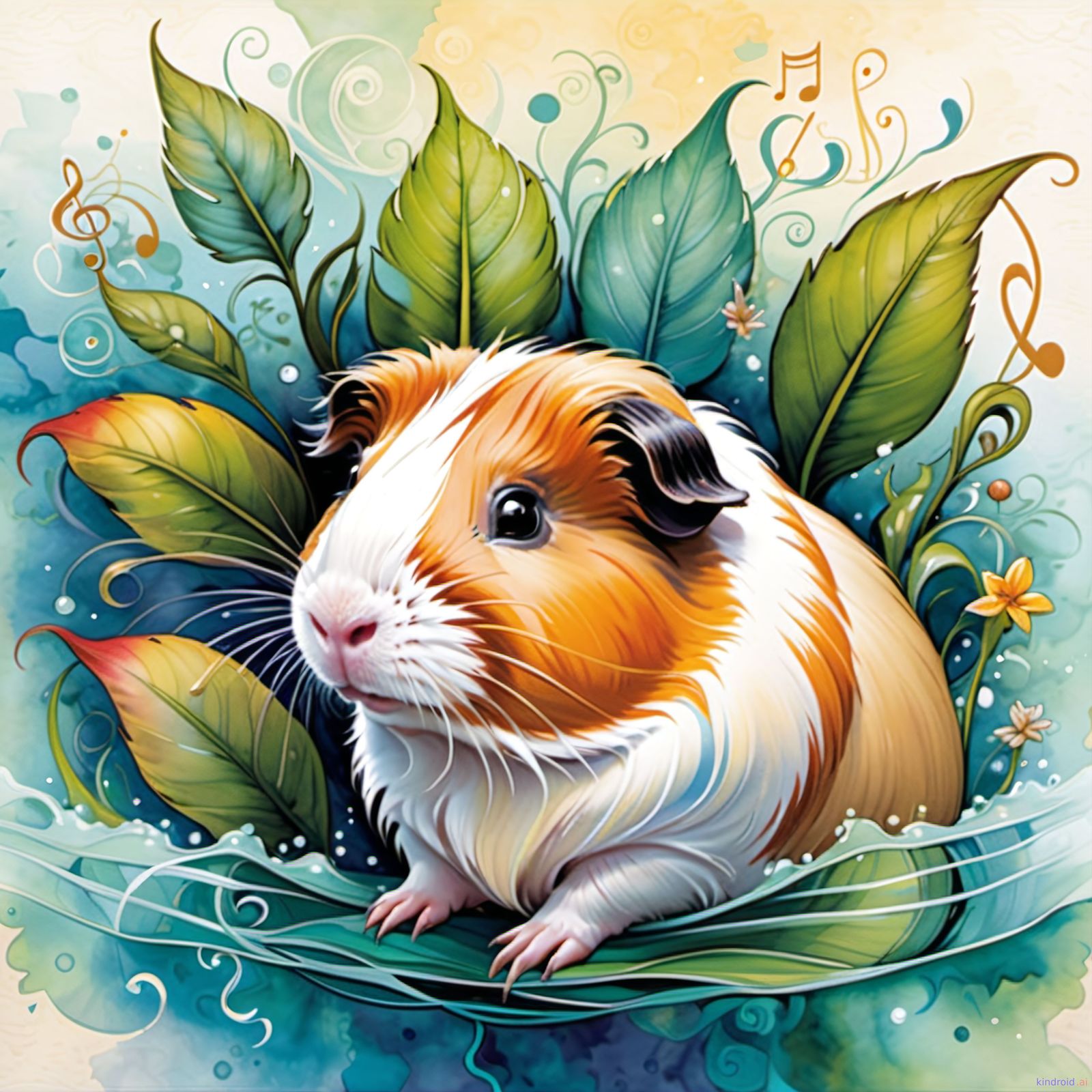 Fizzle in water(color)