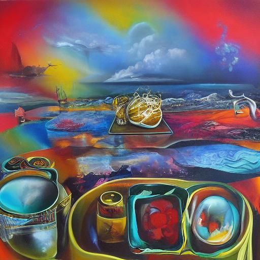 Magical Chemistry Lab with Colorful Aerosol Effects