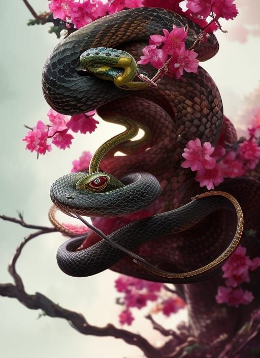 how many snakes - AI Generated Artwork - NightCafe Creator