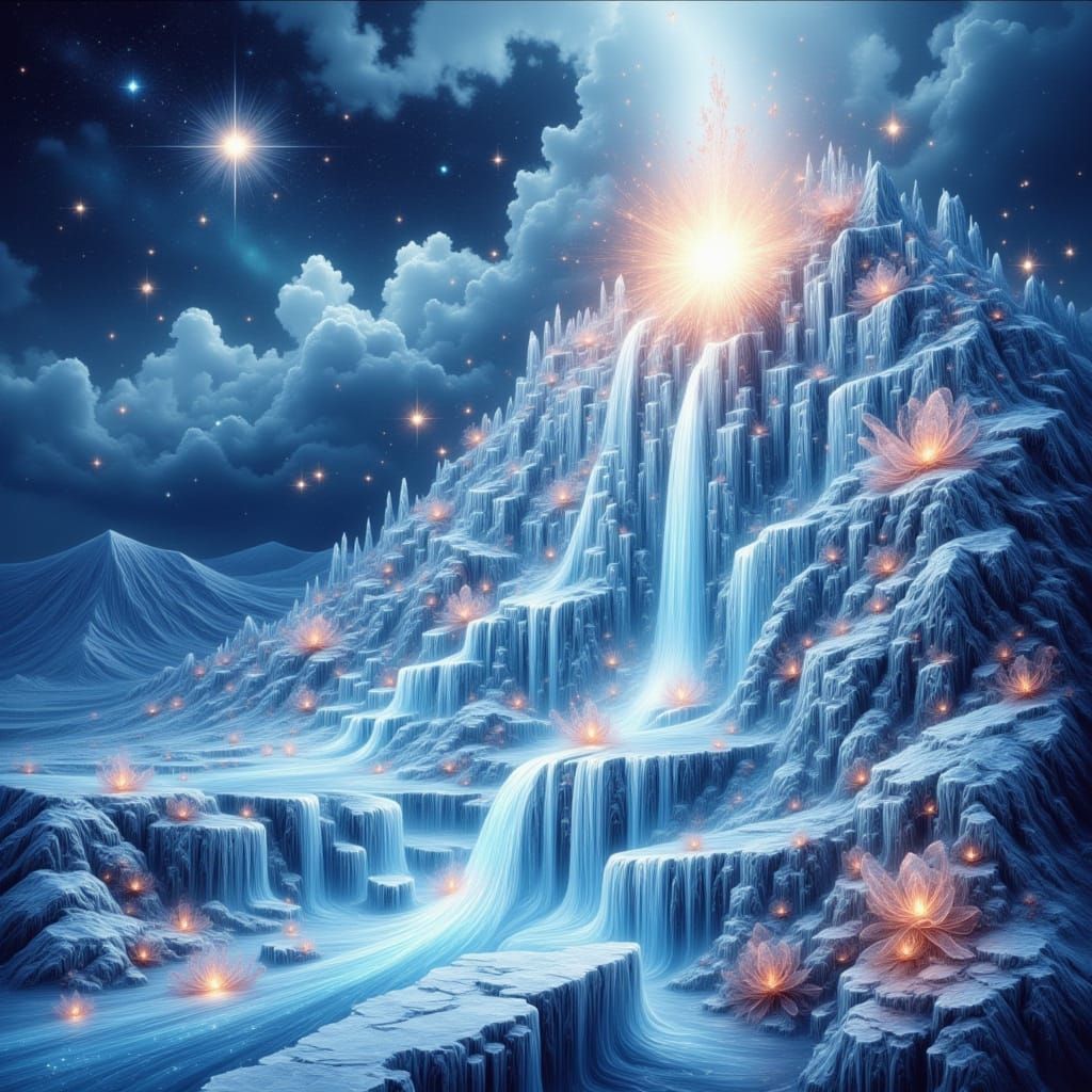 הר געש בשלג