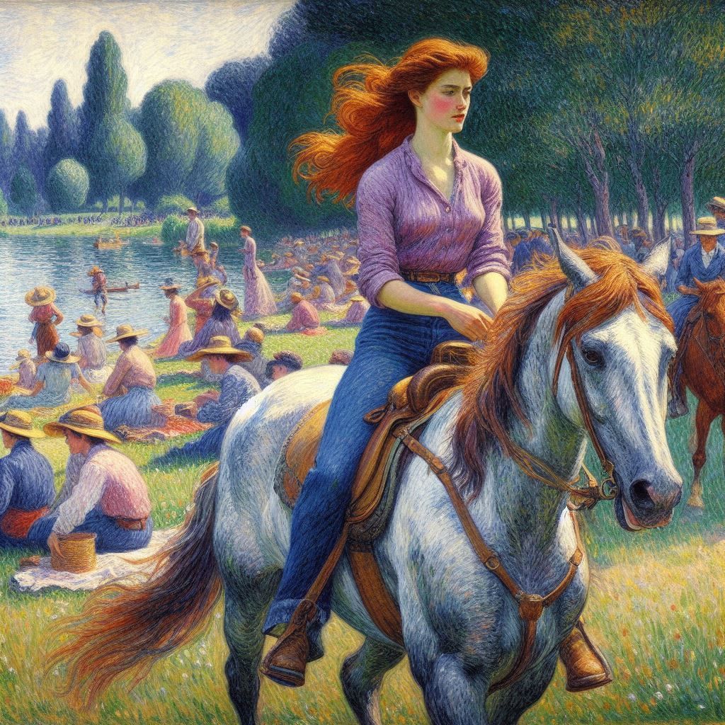 Fire Hair in the Park ... without Georges.