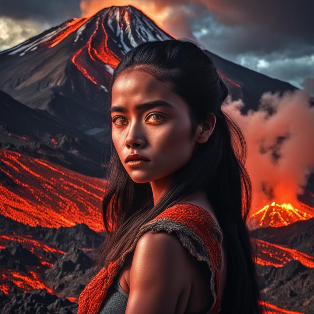 Volcano Lady