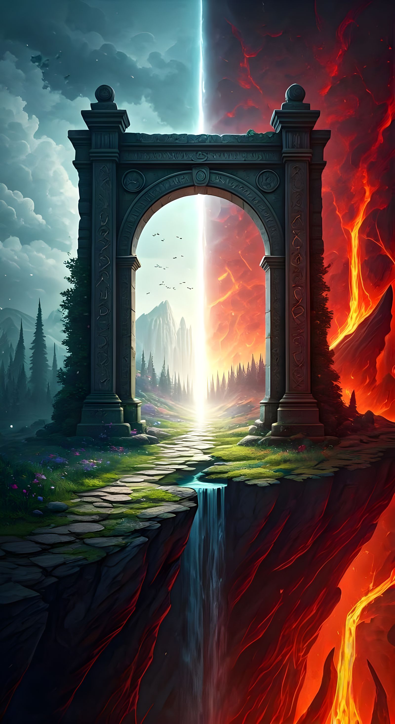 Split World  by @reinDank 