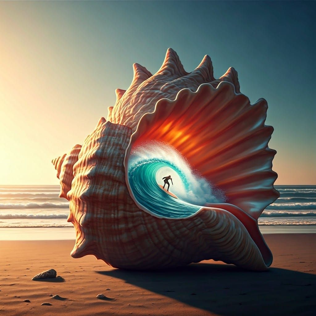 Surfing Inside the Giant Shell. - Surfing Inside the Giant S...