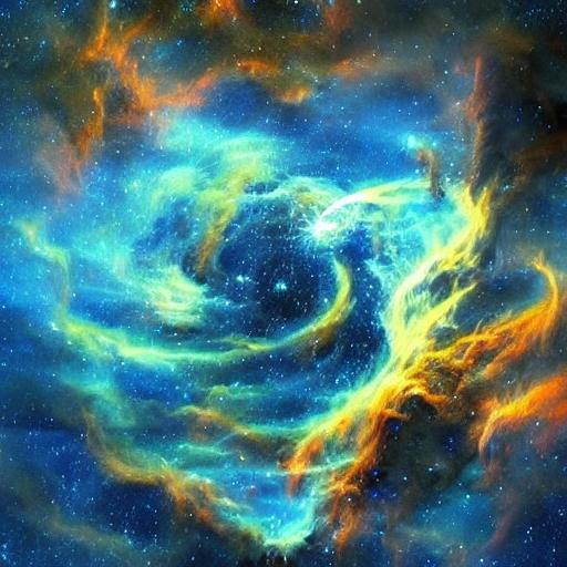 no stars, Extreme dust clouds, hatred, passion, epic, Vastness, dark, blue <lora:Voids:1.0>