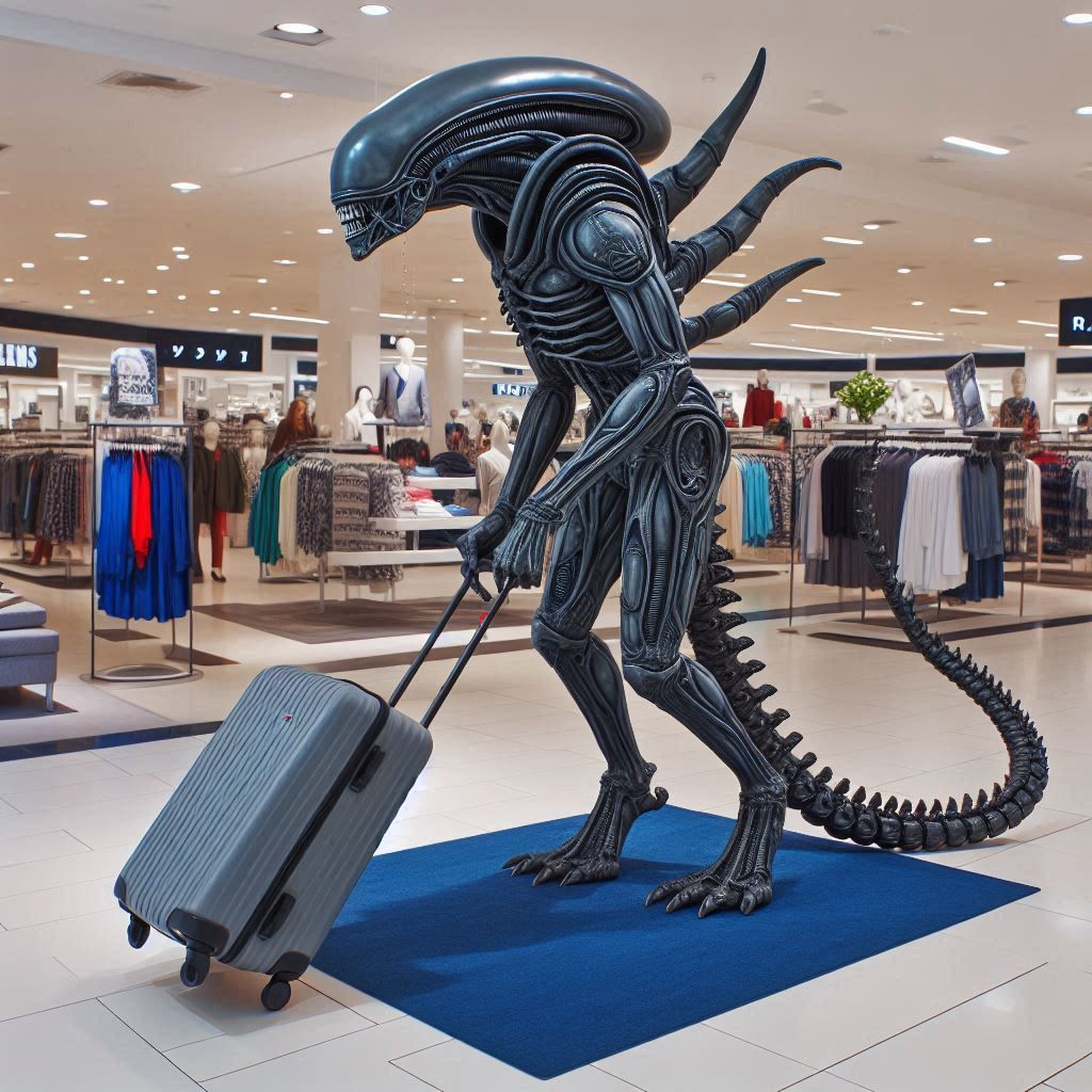Xenomorph in department store
