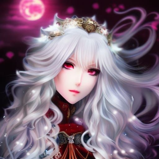 Red Moon Princess Shiva - AI Generated Artwork - NightCafe Creator