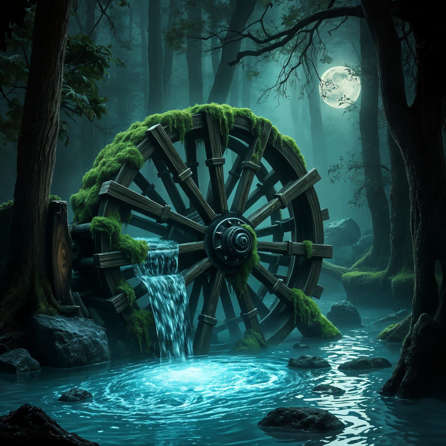 The Forgotten Waterwheel  by @Joe