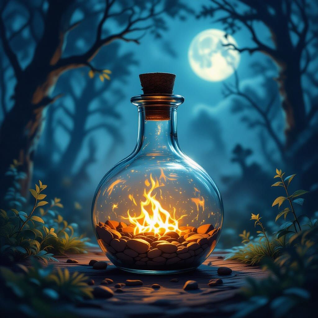 Ghosts Trapped in Enchanted Jars