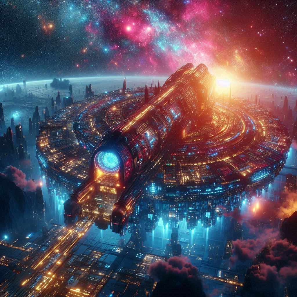 Landing at the space base