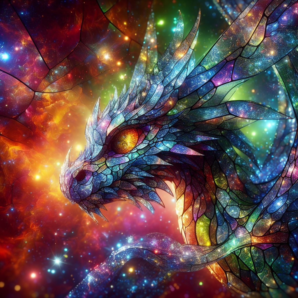 Stained Glass Dragon