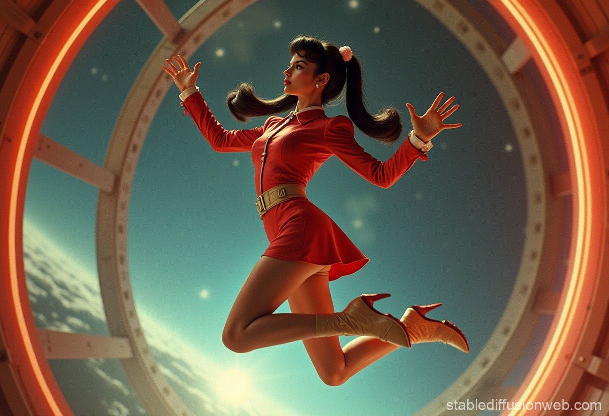 Retro Science Fiction Women